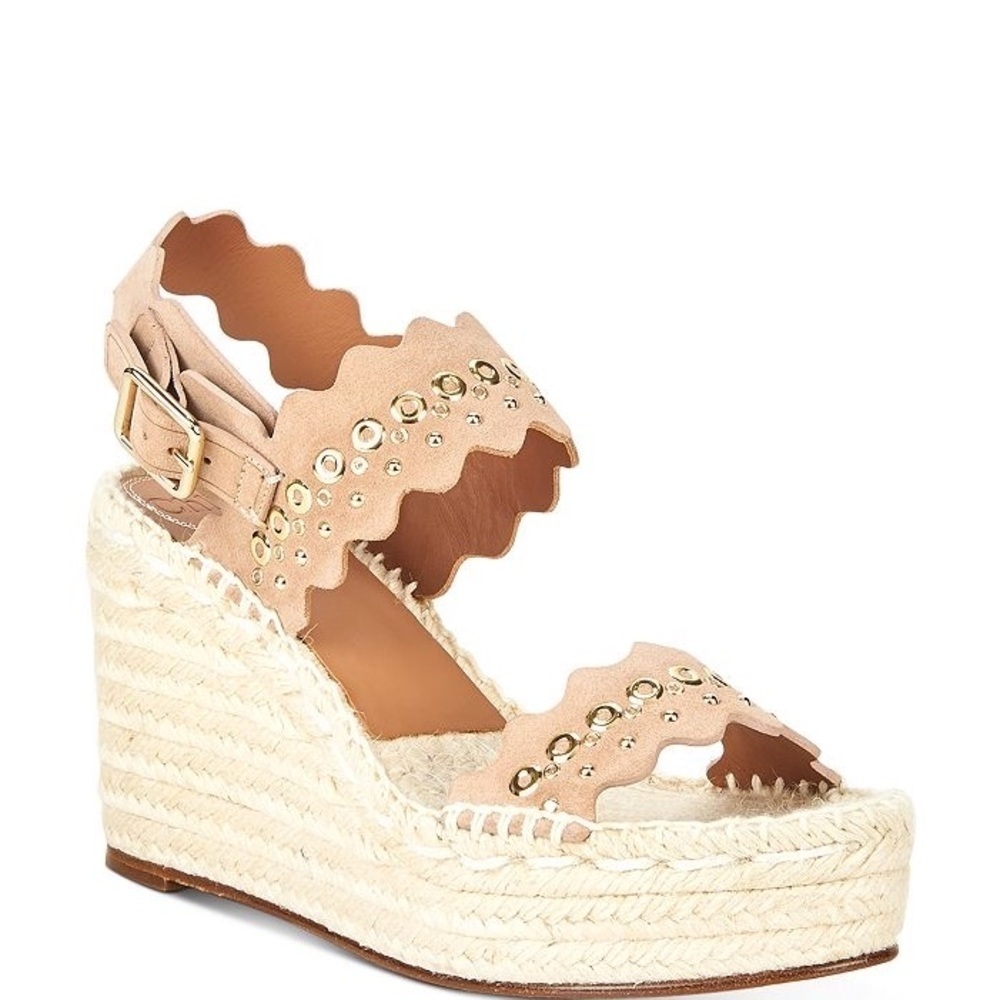Chloe Lauren espadrilles in maple pink - Picture 3 of 7
